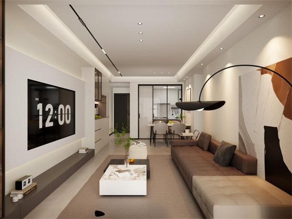 山水如畫114㎡|現(xiàn)代溫馨配色+流暢動(dòng)線，詮釋家的溫度與巧思