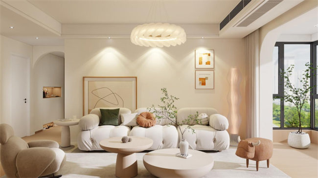 中央御府131㎡ | 當(dāng)木紋遇上晨光，讓我們讀懂歲月靜好的模樣！